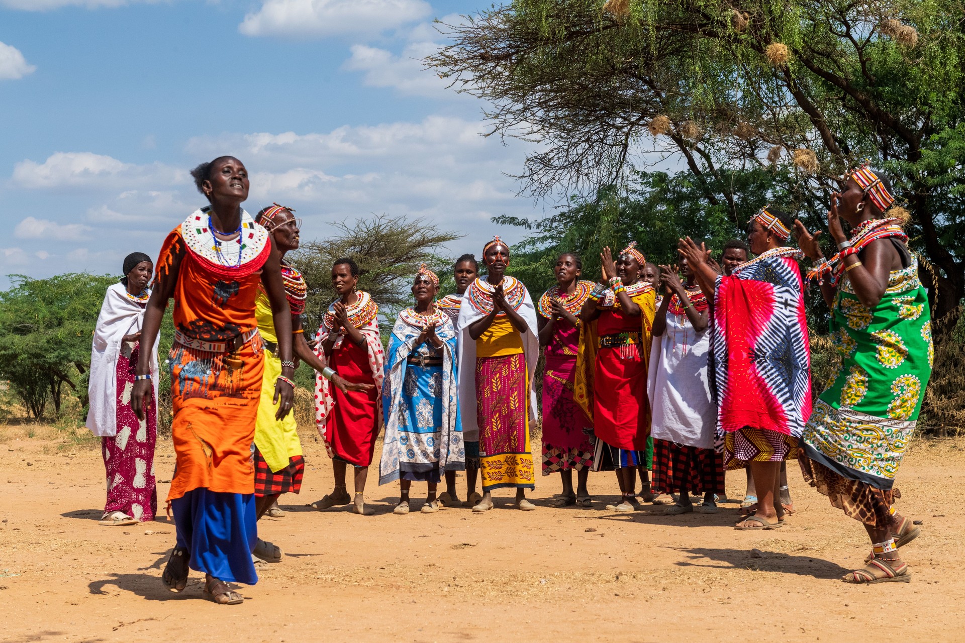 People from the Umoja Women Cultural village